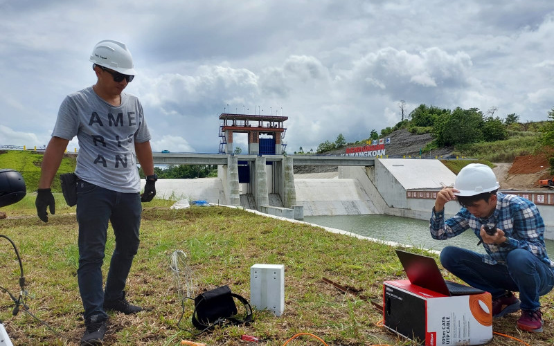 CCTV Solar Panel Bendungan Kuwil